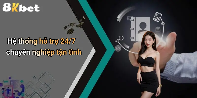Hệ thống hỗ trợ 24/7 chuyên nghiệp tận tình