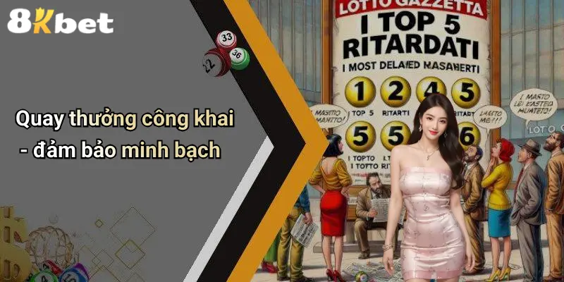 Quay thưởng công khai - đảm bảo minh bạch